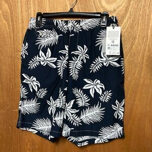 NWT Scotch Soda Mens Seasonal Relaxed Straight Print Poplin Bermuda Shorts Small